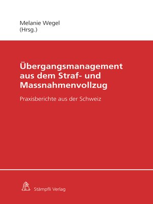 cover image of Übergangsmanagement aus dem Straf- und Massnahmenvollzug